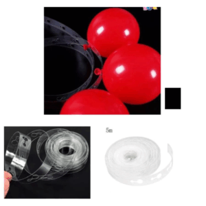 cinta guía para globo